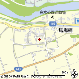 熊本県菊池郡菊陽町馬場楠周辺の地図