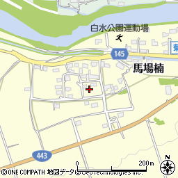 熊本県菊陽町（菊池郡）馬場楠周辺の地図