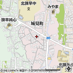 長崎県諫早市城見町5周辺の地図