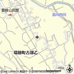 長崎県雲仙市瑞穂町古部乙575周辺の地図