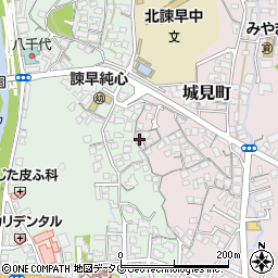 長崎県諫早市城見町1-26周辺の地図