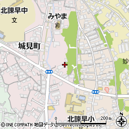 長崎県諫早市城見町31-52周辺の地図