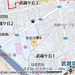 熊本市保育園連盟（一般社団法人）　子育て支援センター周辺の地図