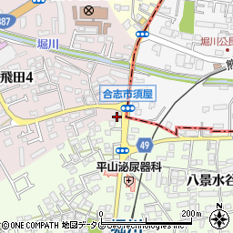 徳や十兵衛堀川店周辺の地図