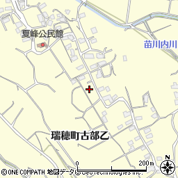 長崎県雲仙市瑞穂町古部乙580周辺の地図