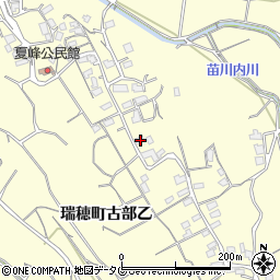 長崎県雲仙市瑞穂町古部乙576周辺の地図