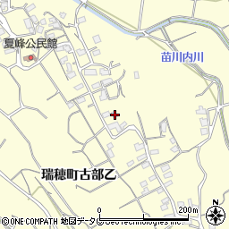 長崎県雲仙市瑞穂町古部乙587周辺の地図