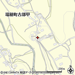 長崎県雲仙市瑞穂町古部甲821-3周辺の地図