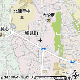 長崎県諫早市城見町32-44周辺の地図