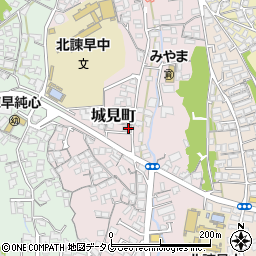 長崎県諫早市城見町34-23周辺の地図