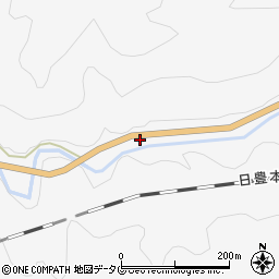 大分県佐伯市直川大字仁田原2990周辺の地図