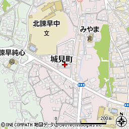 長崎県諫早市城見町34-24周辺の地図
