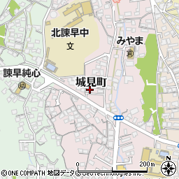 長崎県諫早市城見町34-26周辺の地図