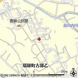 長崎県雲仙市瑞穂町古部乙584周辺の地図