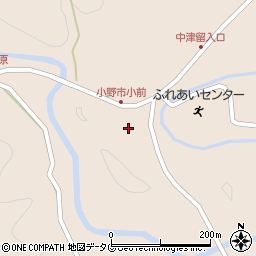 大分県佐伯市宇目大字小野市3784周辺の地図