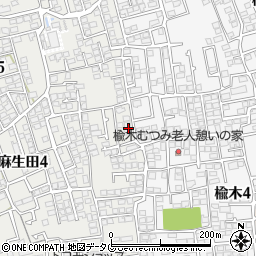 熊本県熊本市北区麻生田4丁目26周辺の地図