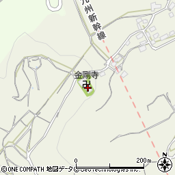 金剛寺周辺の地図