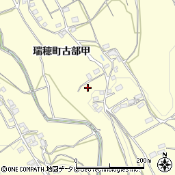 長崎県雲仙市瑞穂町古部甲812周辺の地図