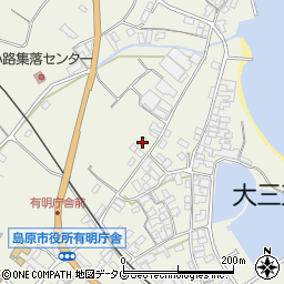 長崎県島原市有明町大三東戊268周辺の地図