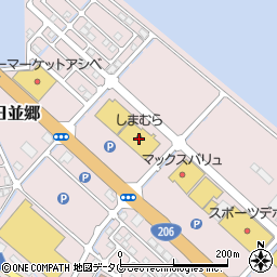 シャンブル時津店周辺の地図