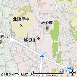 長崎県諫早市城見町32-10周辺の地図