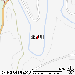 高知県幡多郡大月町添ノ川周辺の地図