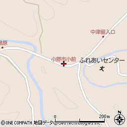 小野市小前周辺の地図