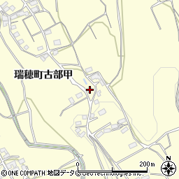 長崎県雲仙市瑞穂町古部甲782周辺の地図