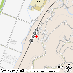 長崎県諫早市多良見町元釜636周辺の地図