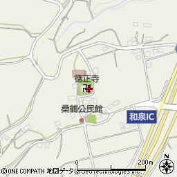 徳正寺周辺の地図