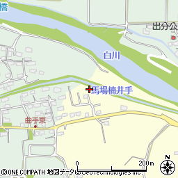 熊本県菊池郡菊陽町馬場楠557-39周辺の地図