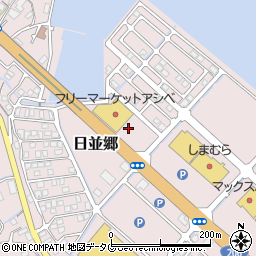 フリーマーケットアシベ長崎時津店周辺の地図