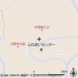 大分県佐伯市宇目大字小野市3545周辺の地図