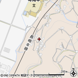 長崎県諫早市多良見町元釜633周辺の地図