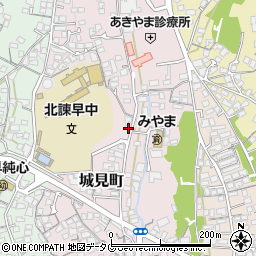 長崎県諫早市城見町35-13周辺の地図