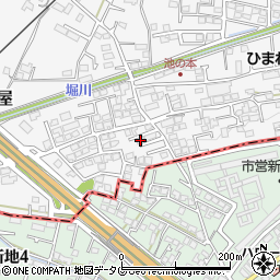 ラ・フォーレ弐番館周辺の地図