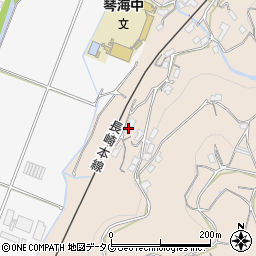 長崎県諫早市多良見町元釜632周辺の地図