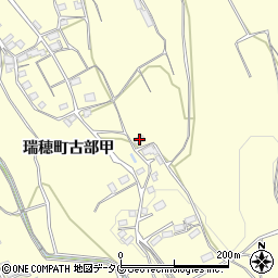 長崎県雲仙市瑞穂町古部甲322周辺の地図