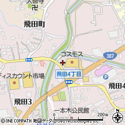 富岡自動車周辺の地図