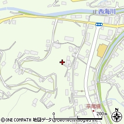 長崎県長崎市西海町2013周辺の地図