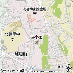 長崎県諫早市城見町37-3周辺の地図