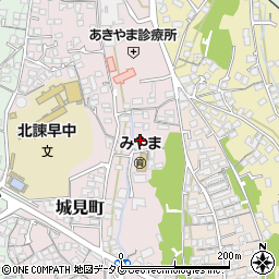 長崎県諫早市城見町37-3周辺の地図