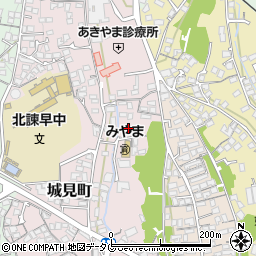長崎県諫早市城見町37-49周辺の地図
