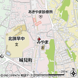 長崎県諫早市城見町36-4周辺の地図