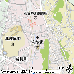 長崎県諫早市城見町37-6周辺の地図