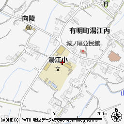 島原市立湯江小学校周辺の地図