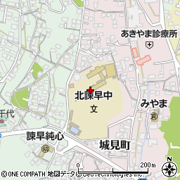 長崎県諫早市城見町35-1周辺の地図