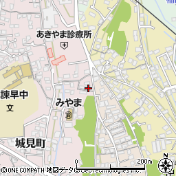 長崎県諫早市城見町37-26周辺の地図