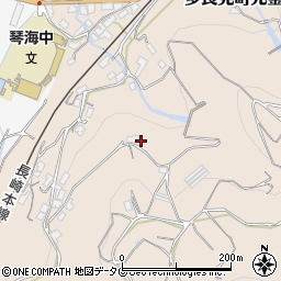 長崎県諫早市多良見町元釜510周辺の地図
