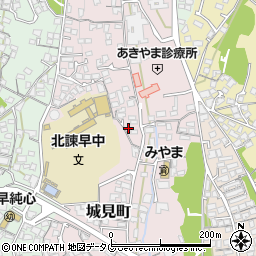 長崎県諫早市城見町39-3周辺の地図